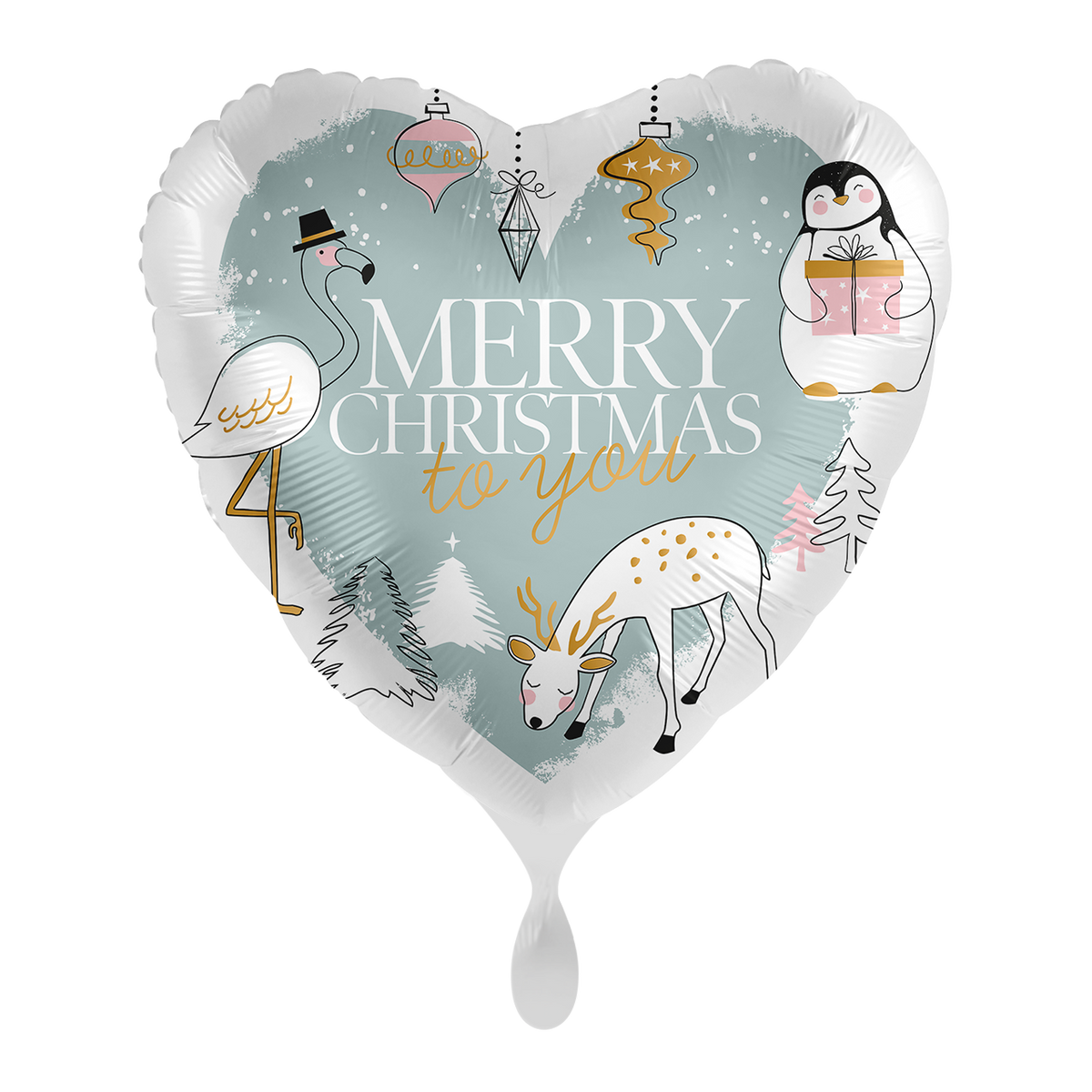 1 Ballon - Christmas Friends - NL