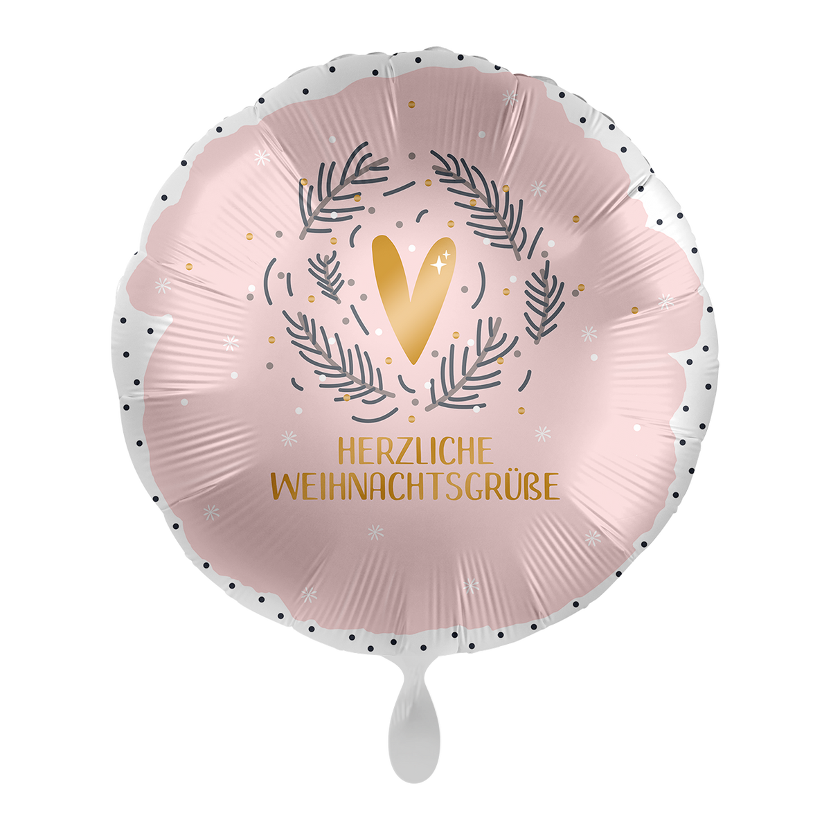 1 Ballon - Warme kerstgroeten - NL