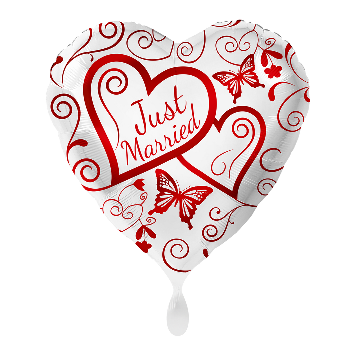 1 Ballon - Hearts Just Married - NL