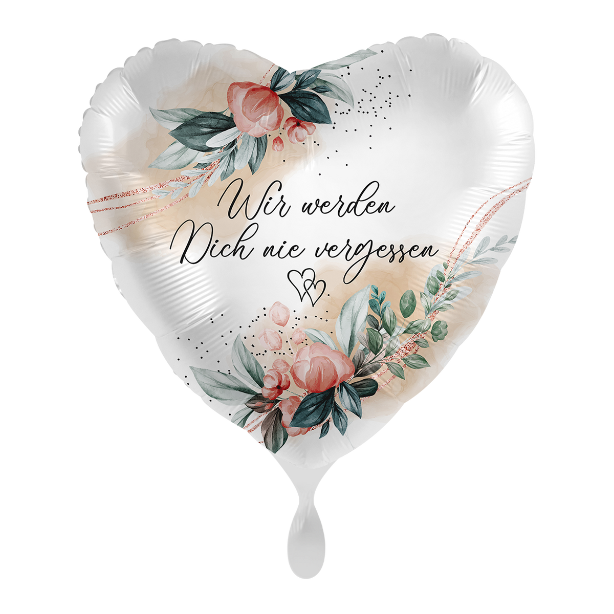 1 Ballon - Niemals vergessen - NED