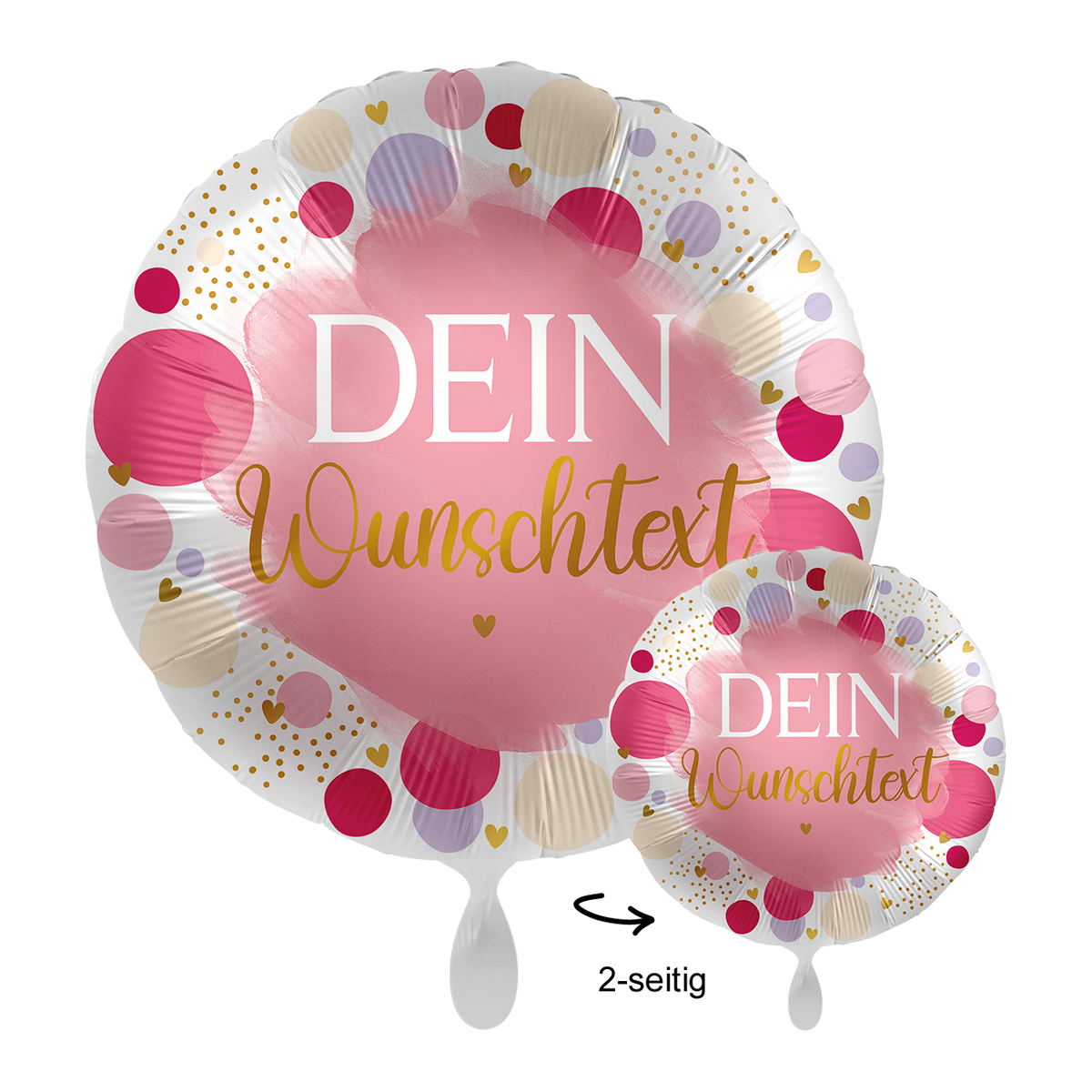 1 Ballon mit Text - Sweet Birthday