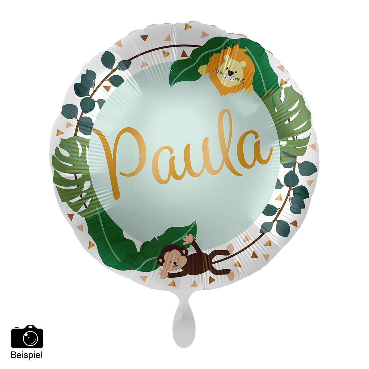 1 Ballon - Personaliseer HET - Jungle Vrienden