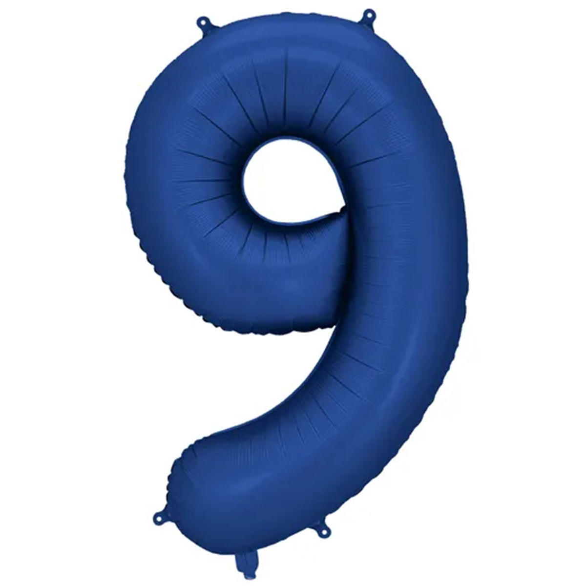 1 ballon XXL - cijfer 9 - marineblauw