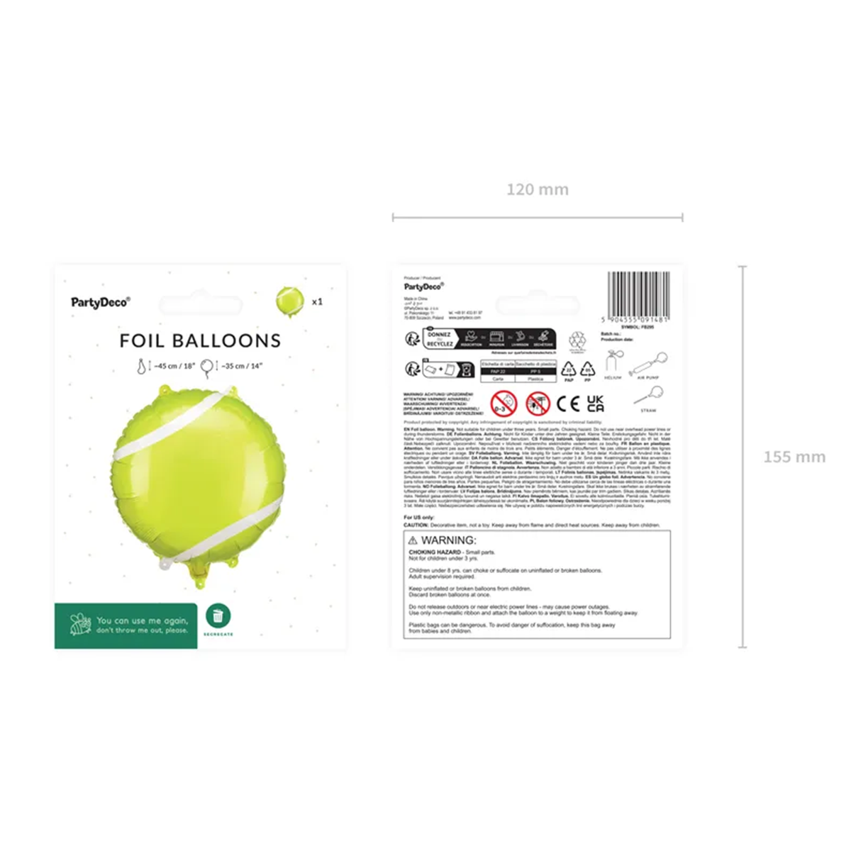 1 ballon - tennisbal