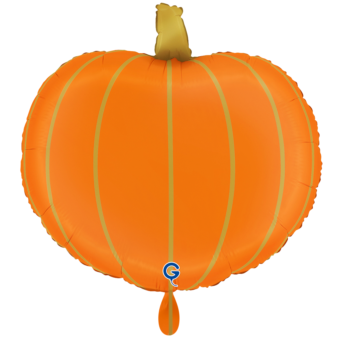 1 Ballon - Oranje Pompoen