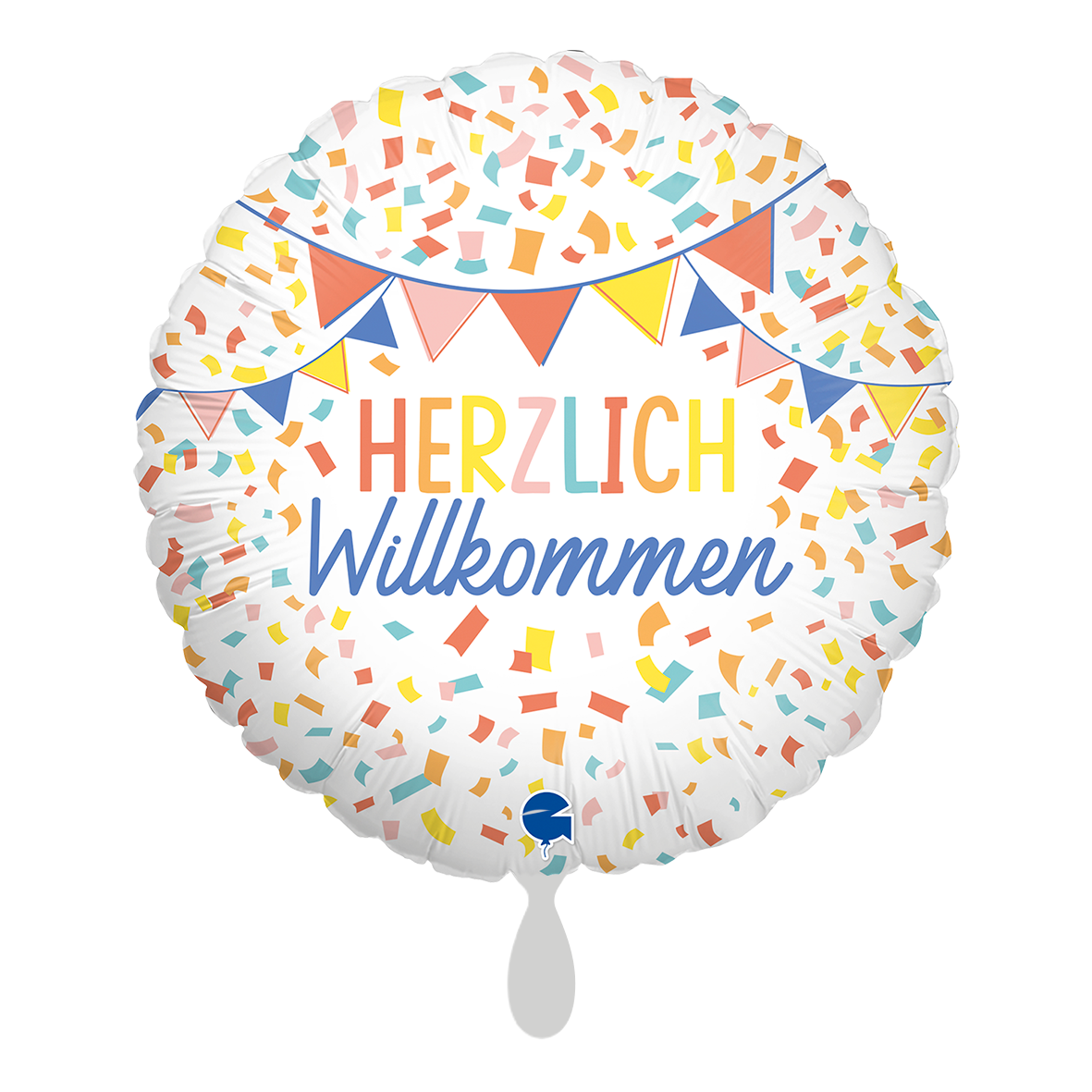1 ballon - Hartelijk welkom