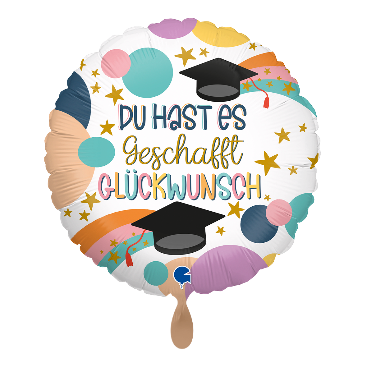 1 Ballon - Je hebt het gehaald Gefeliciteerd
