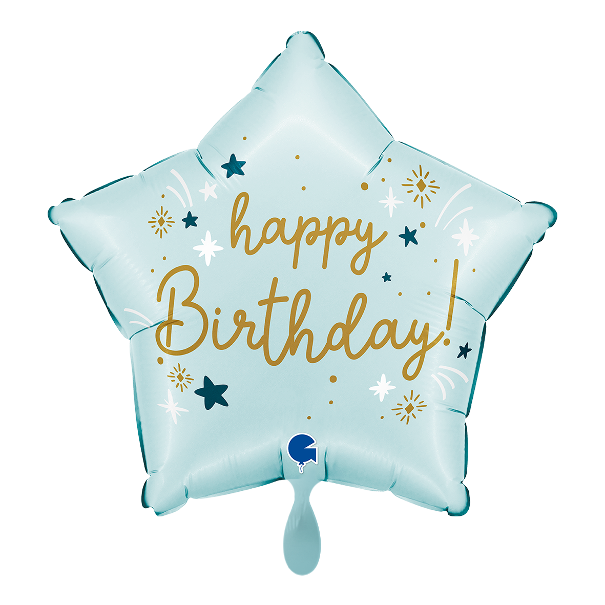 1 Ballon - Blauwe Verjaardag