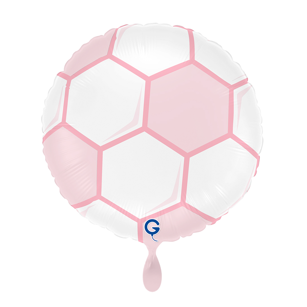 1 Ballon - Voetbal Roze