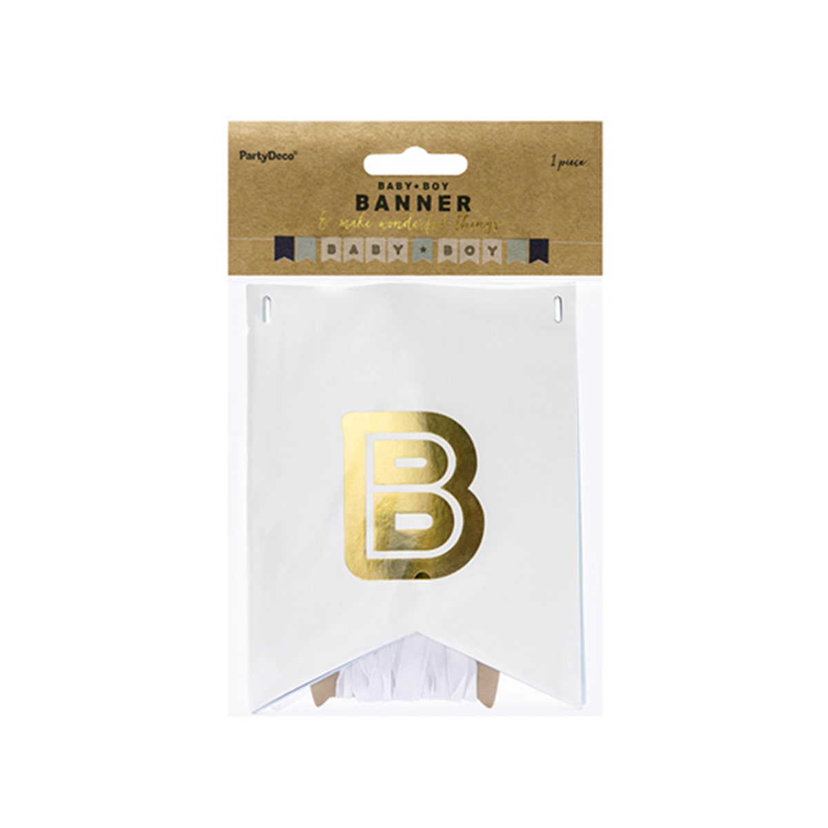 1 Bannergirlande - Baby Boy