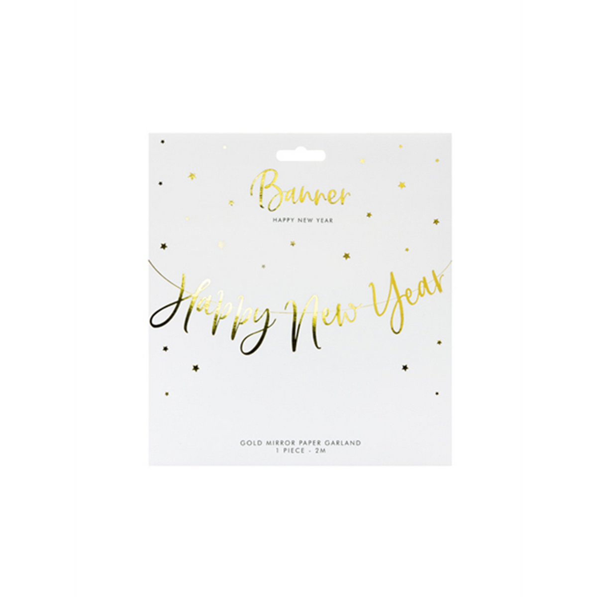 1 Banner-Girlande – Happy New Year
