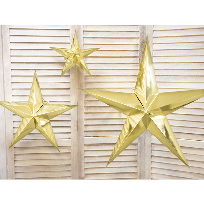 1 Paperstar - 45cm - Goud