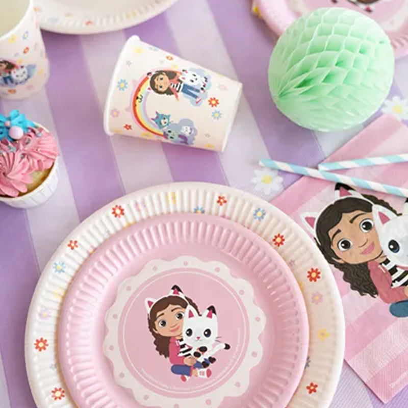 6 papieren bekers - Gabby's Poppenhuis