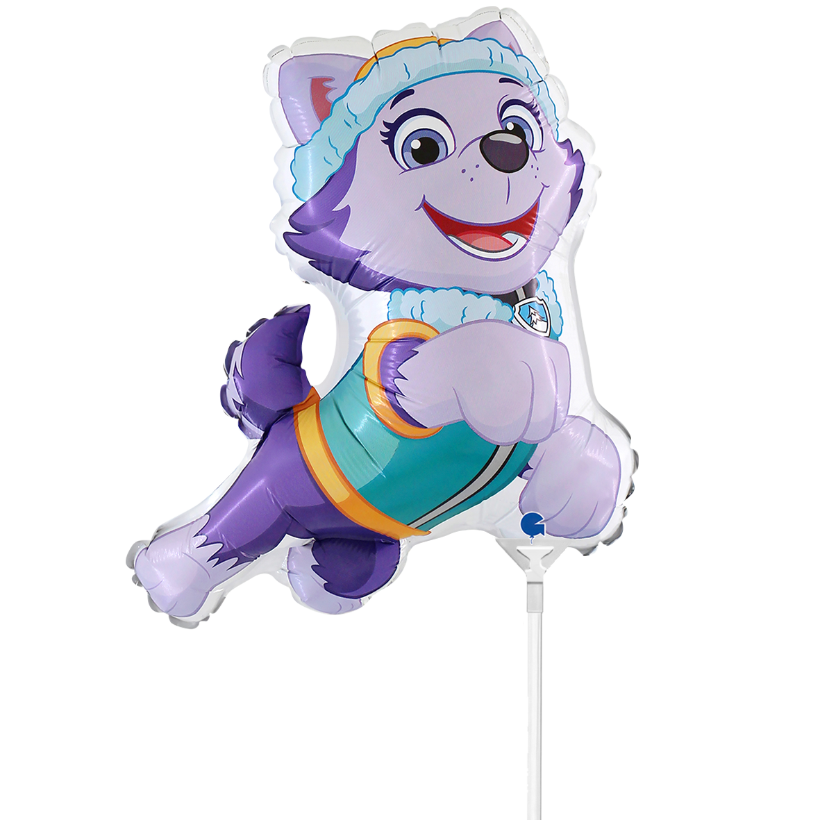 10 Miniballonnen Luchtgevuld - Paw Patrol - Everest (Onverpakt)
