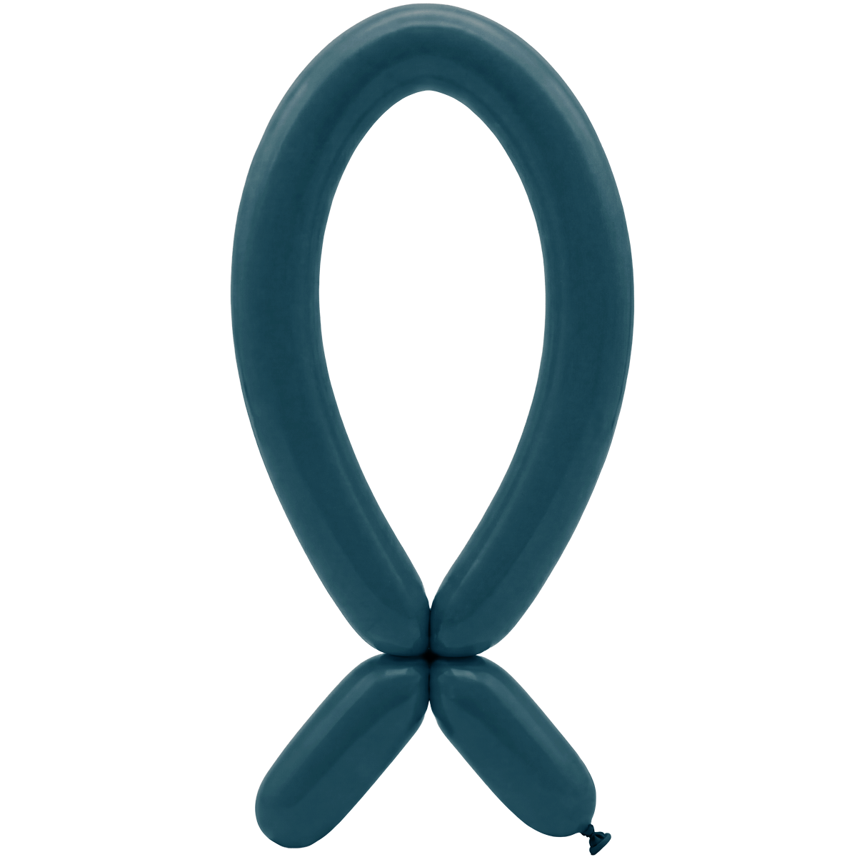 50 Modelballonnen - Mond omhoog - 5x152cm - Diep Teal