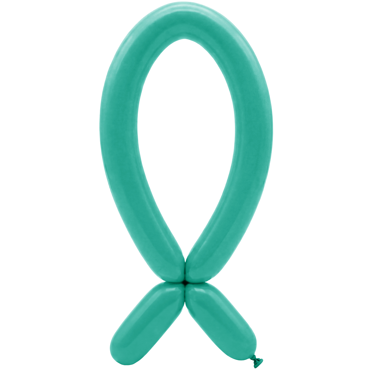 50 Modellierballons – mit Düse – 5 x 152 cm – Aquamarin