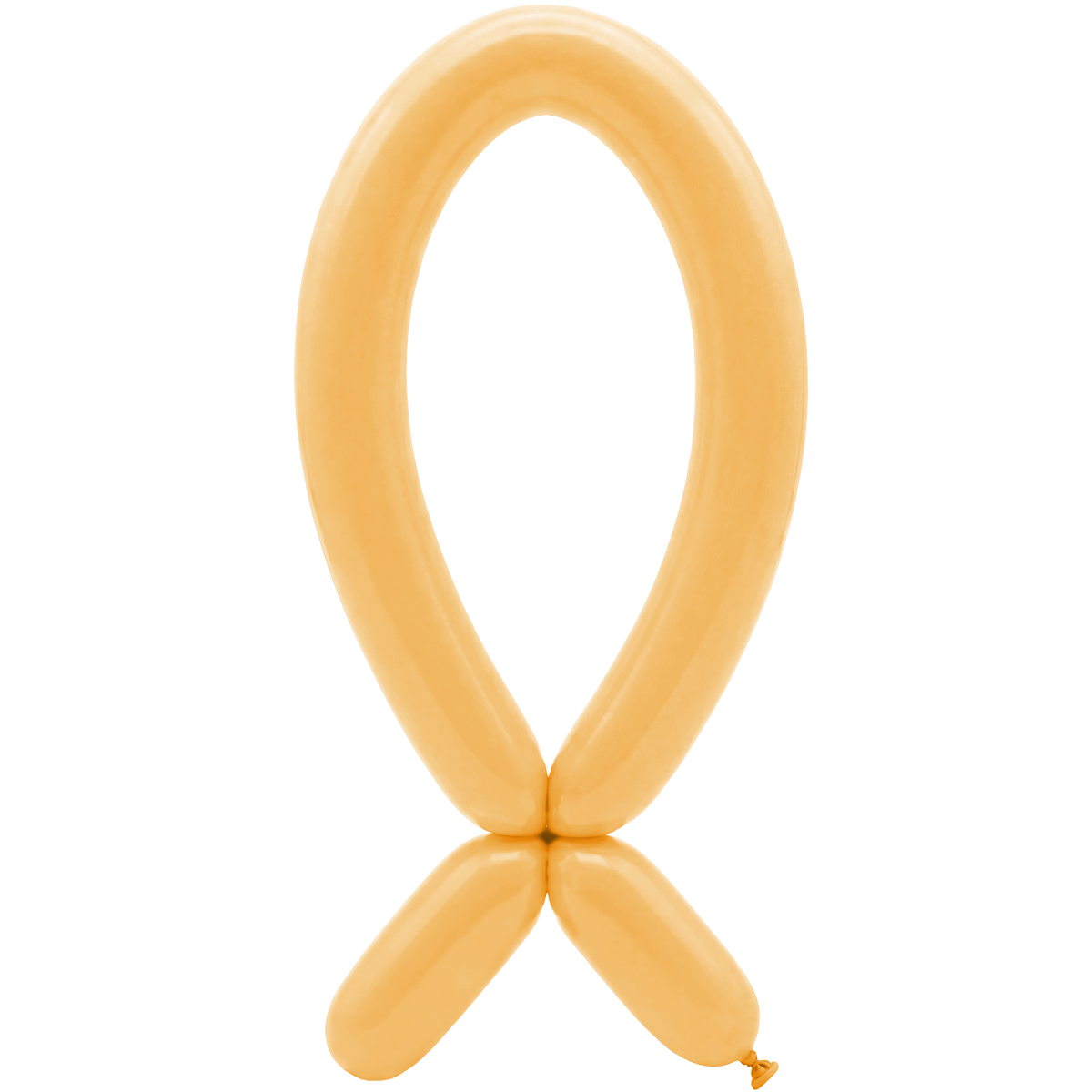 50 Modellierballons – Öffnung nach oben – 5x152cm – Peach Blush