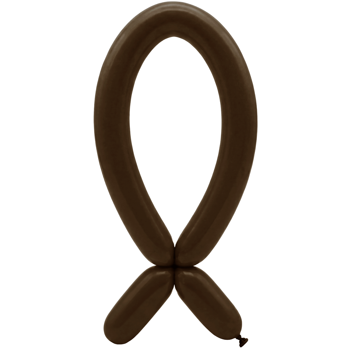 50 Modelballonnen – Tuit omhoog – 5x152cm – Chocoladebruin
