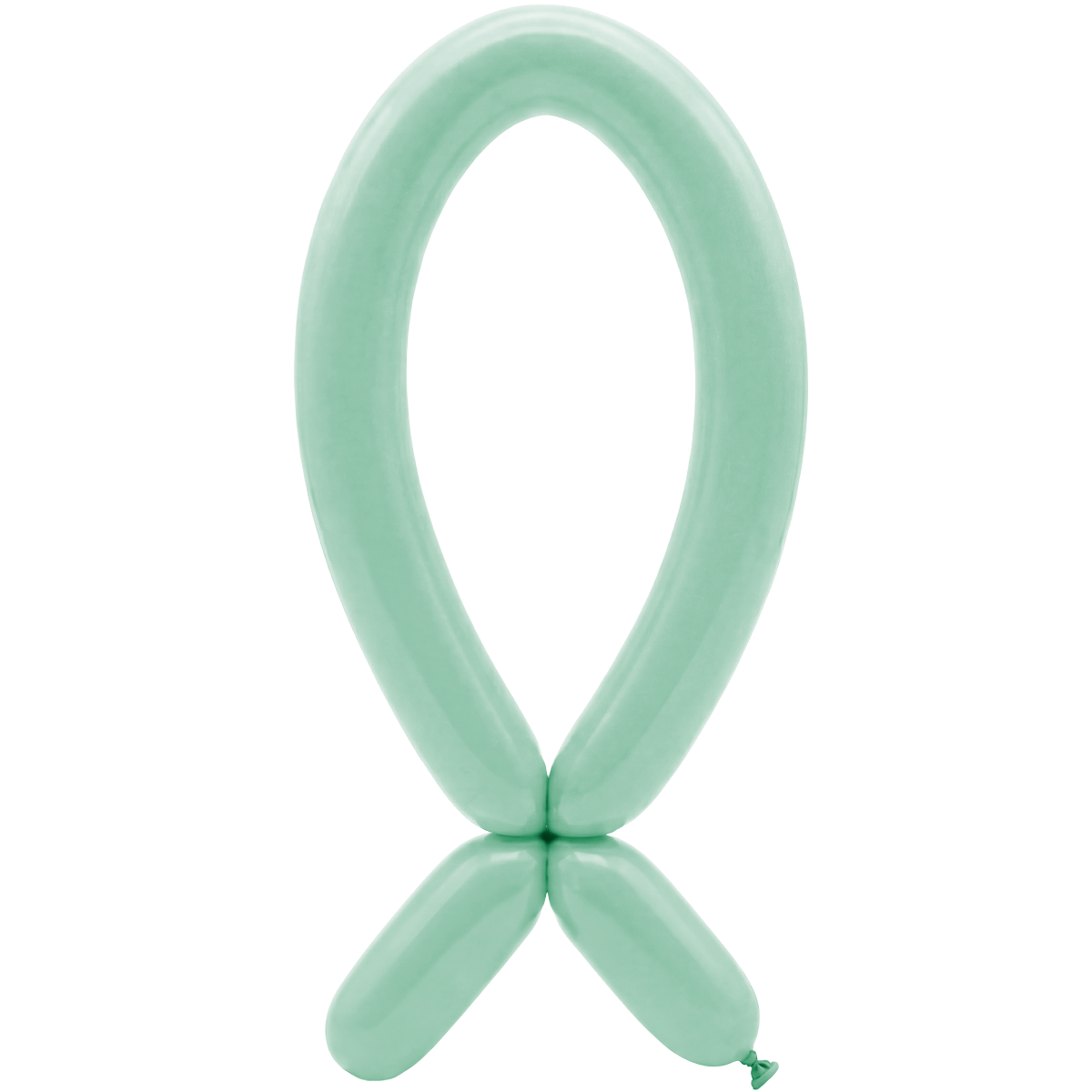 50 Modellballonnen - Nozzle up - 5x152cm - Pastel Dusk Green Tea