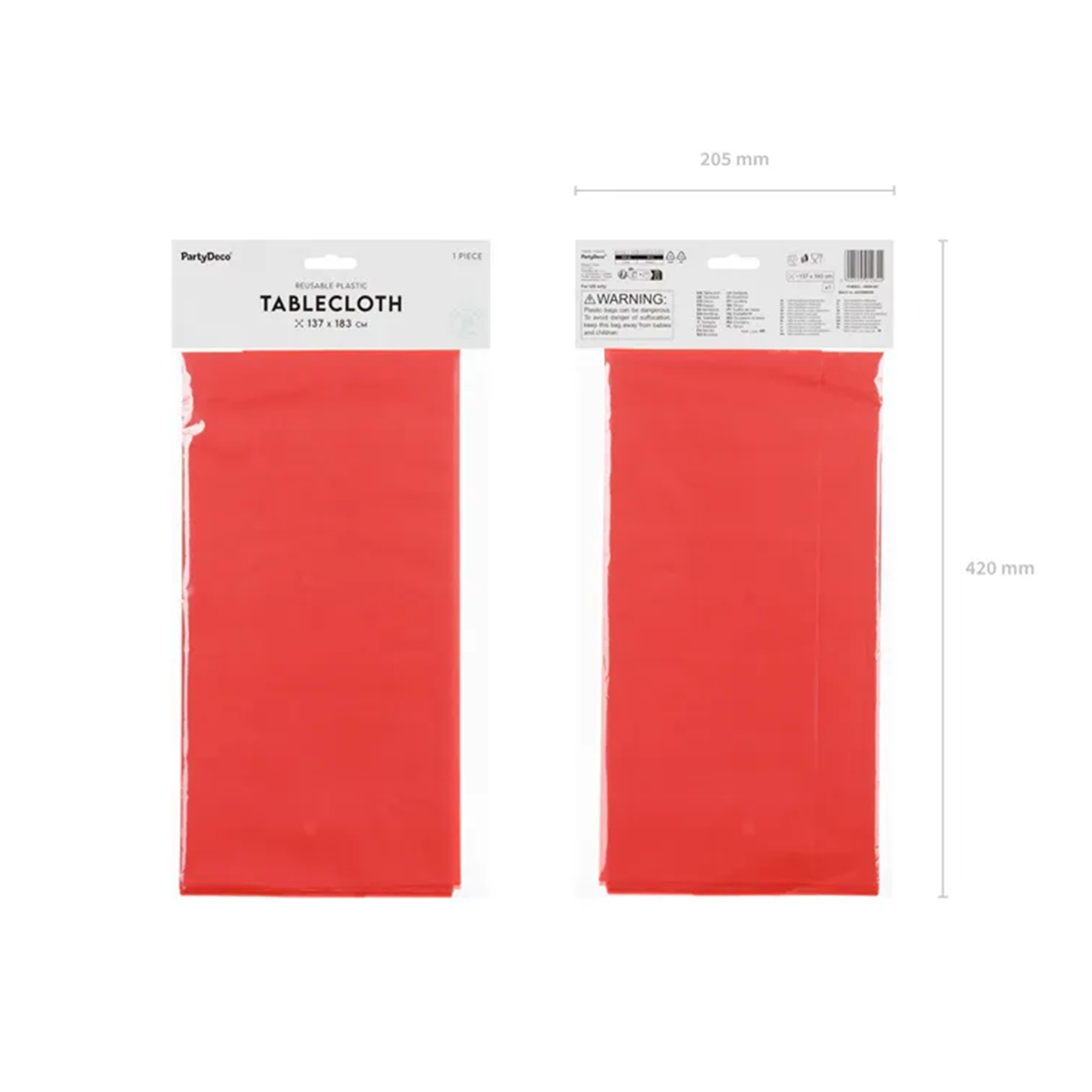 1 Tafelkleed - Rood