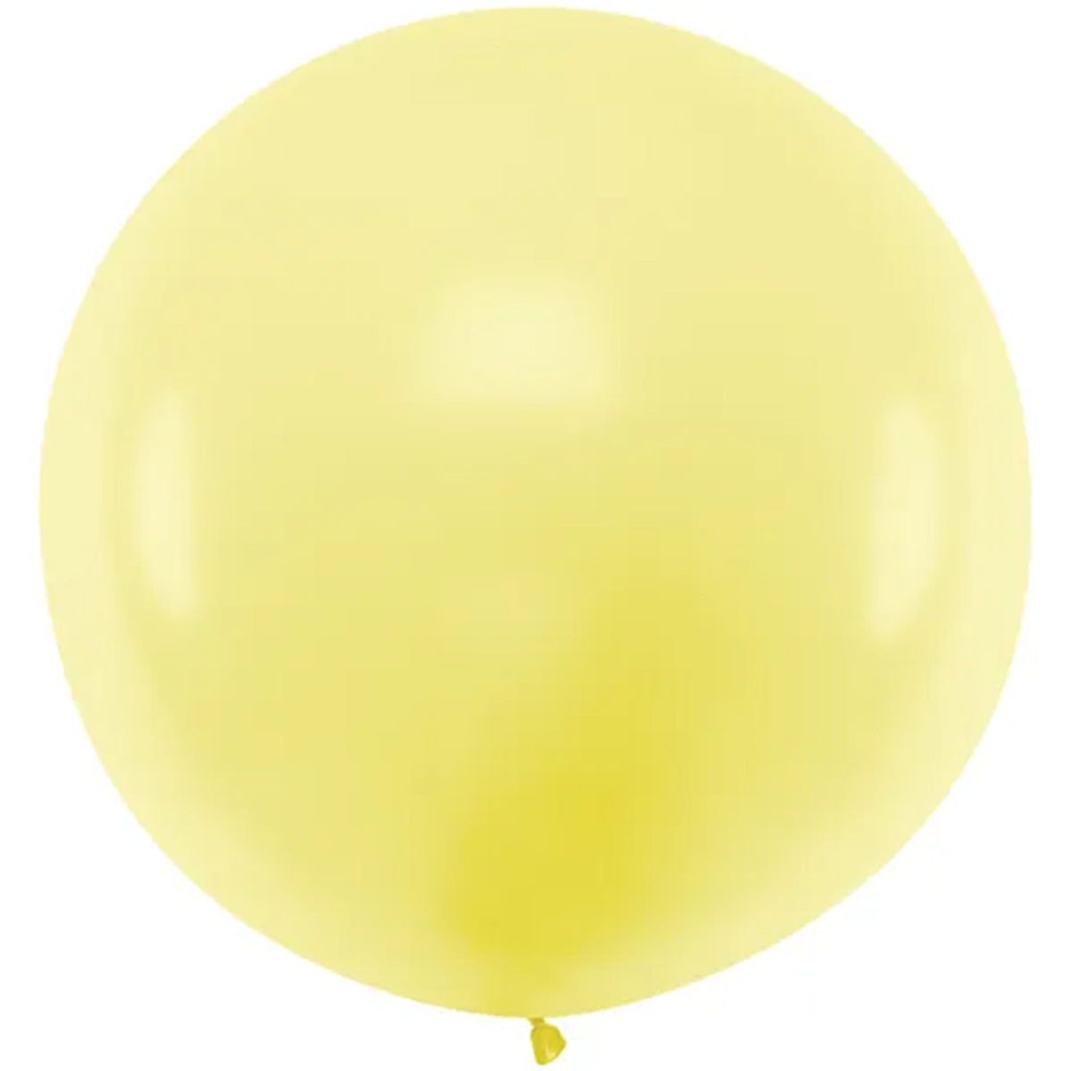 1 reuzenballon - Ø 1m - Pastel - Geel