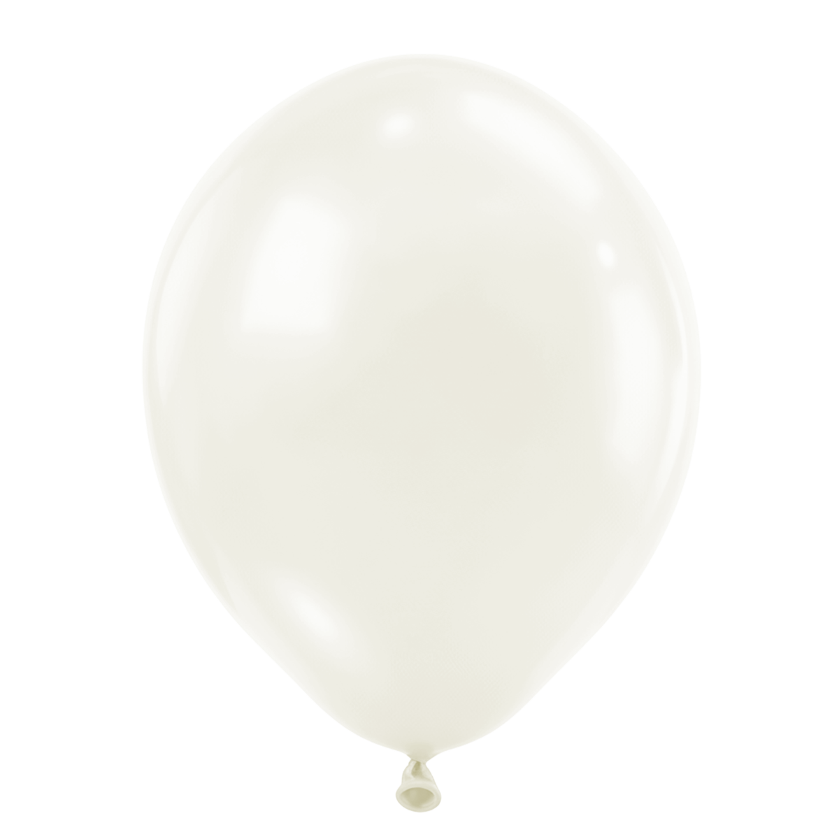 25 ballonnen - Ø46 cm - Amandelwit