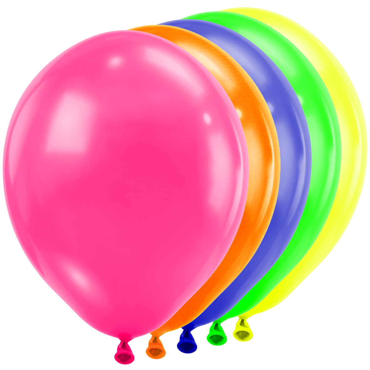 25 ballonnen - Ø46 cm - Neon Assorti