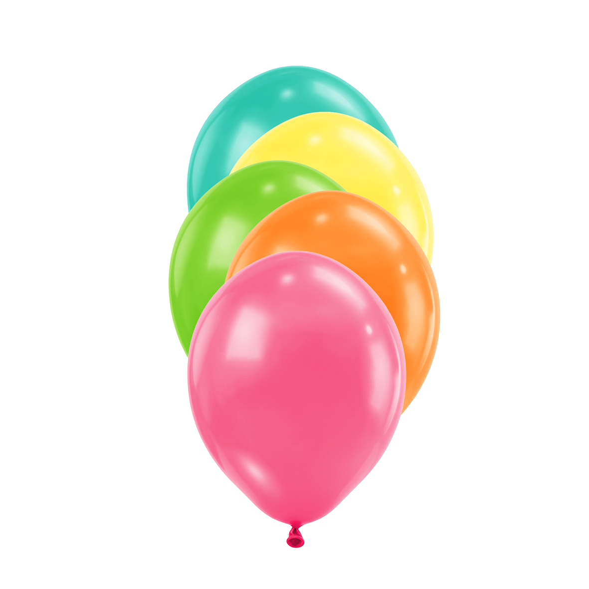 50 ballonnen - Ø12 cm - Tropical Assorted