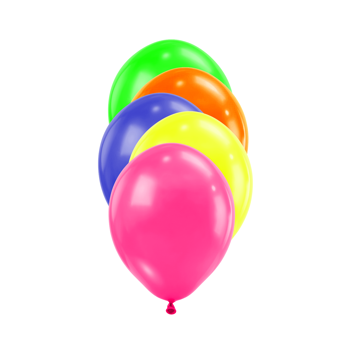 50 ballonnen - Ø12 cm - Neon Assorti