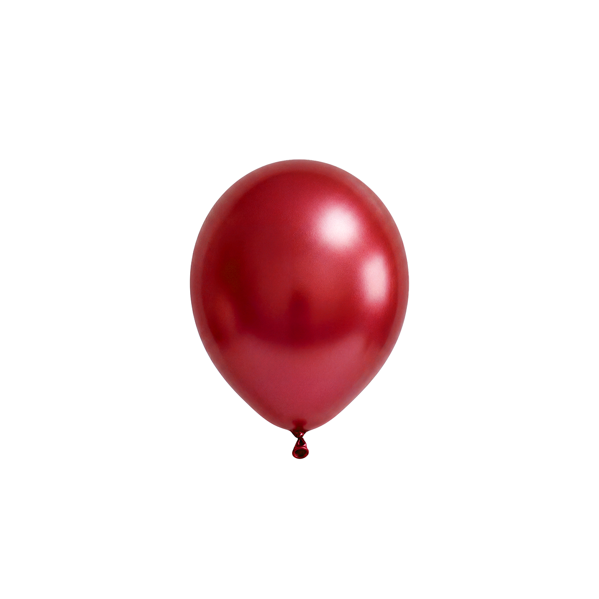 50 ballonnen - Ø12 cm - Metallic rood