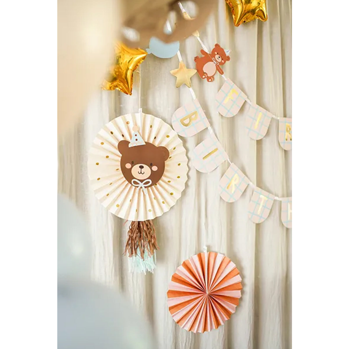 2 decoratieve rozetten - Beer