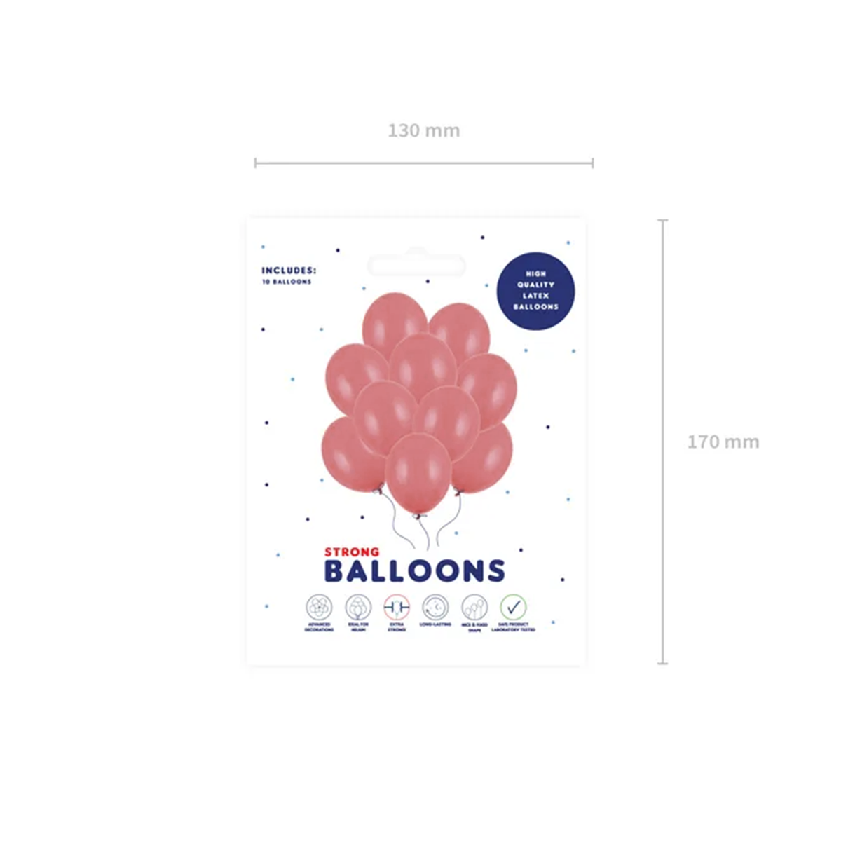 10 Ballonnen - Ø 30cm - Pastel Wild Rose