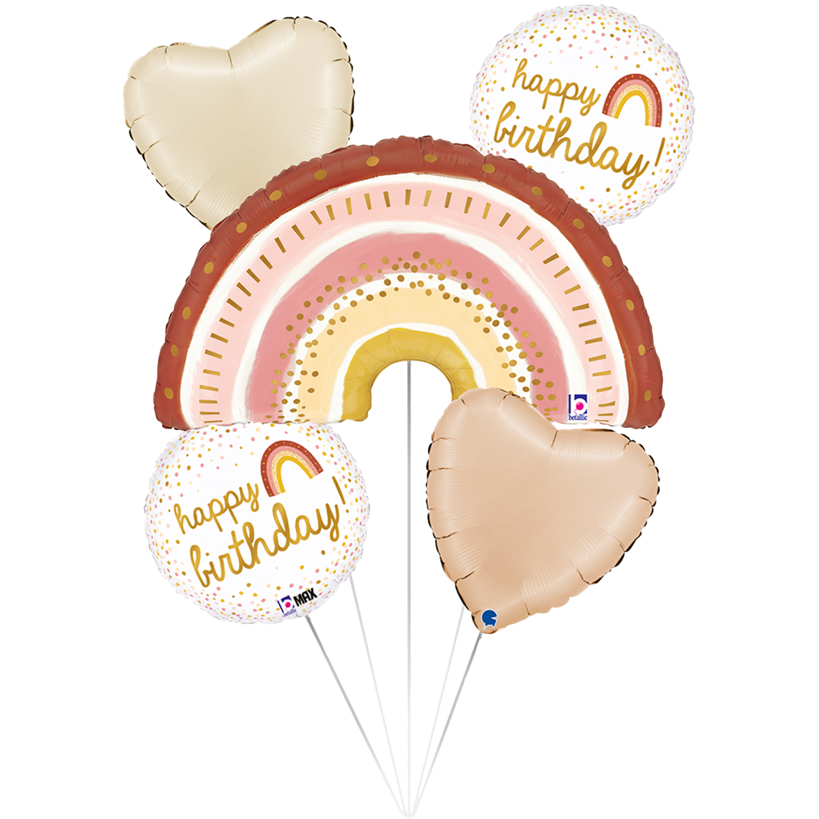 1 Ballonnenset - Boho Regenboog