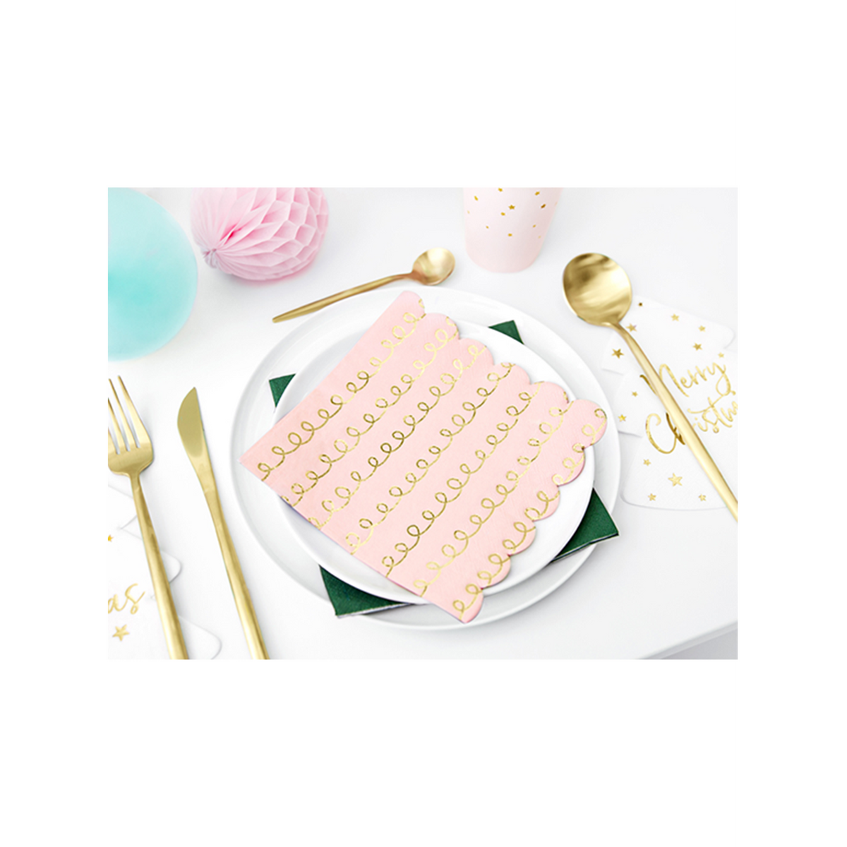 20 servetten Trend - 32cm - Glossy Bow