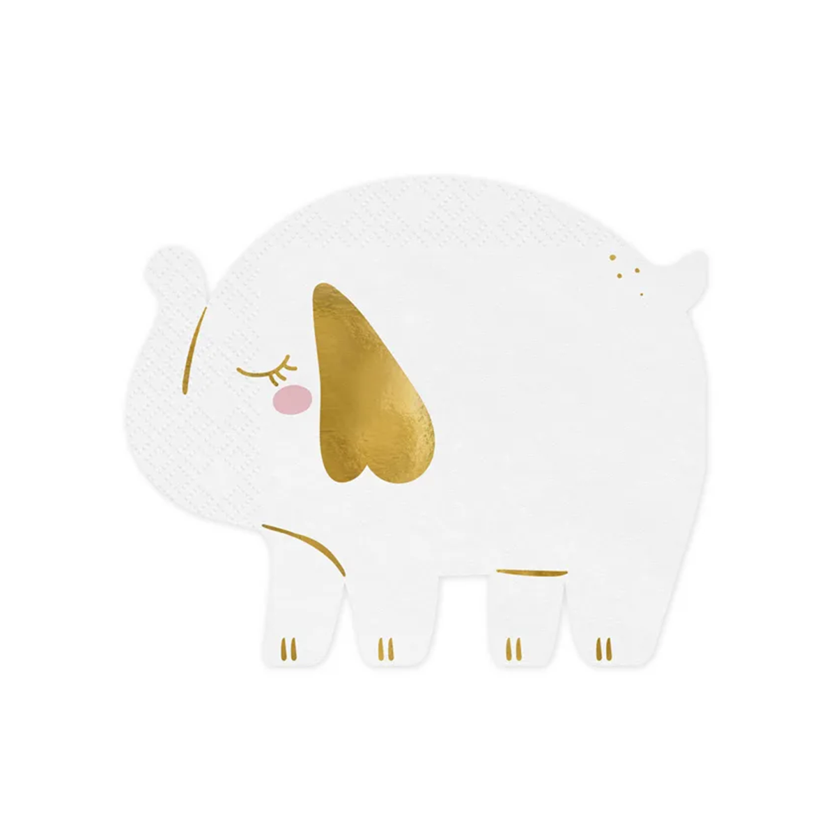 12 servetten Trendy – 16 cm – Olifant