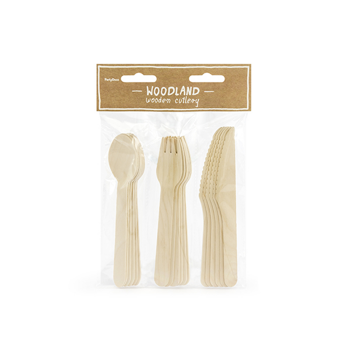 Houten bestek - 18-delige set - Classic