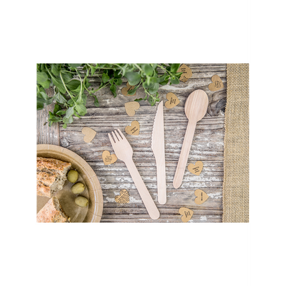 Houten bestek - 18-delige set - Classic