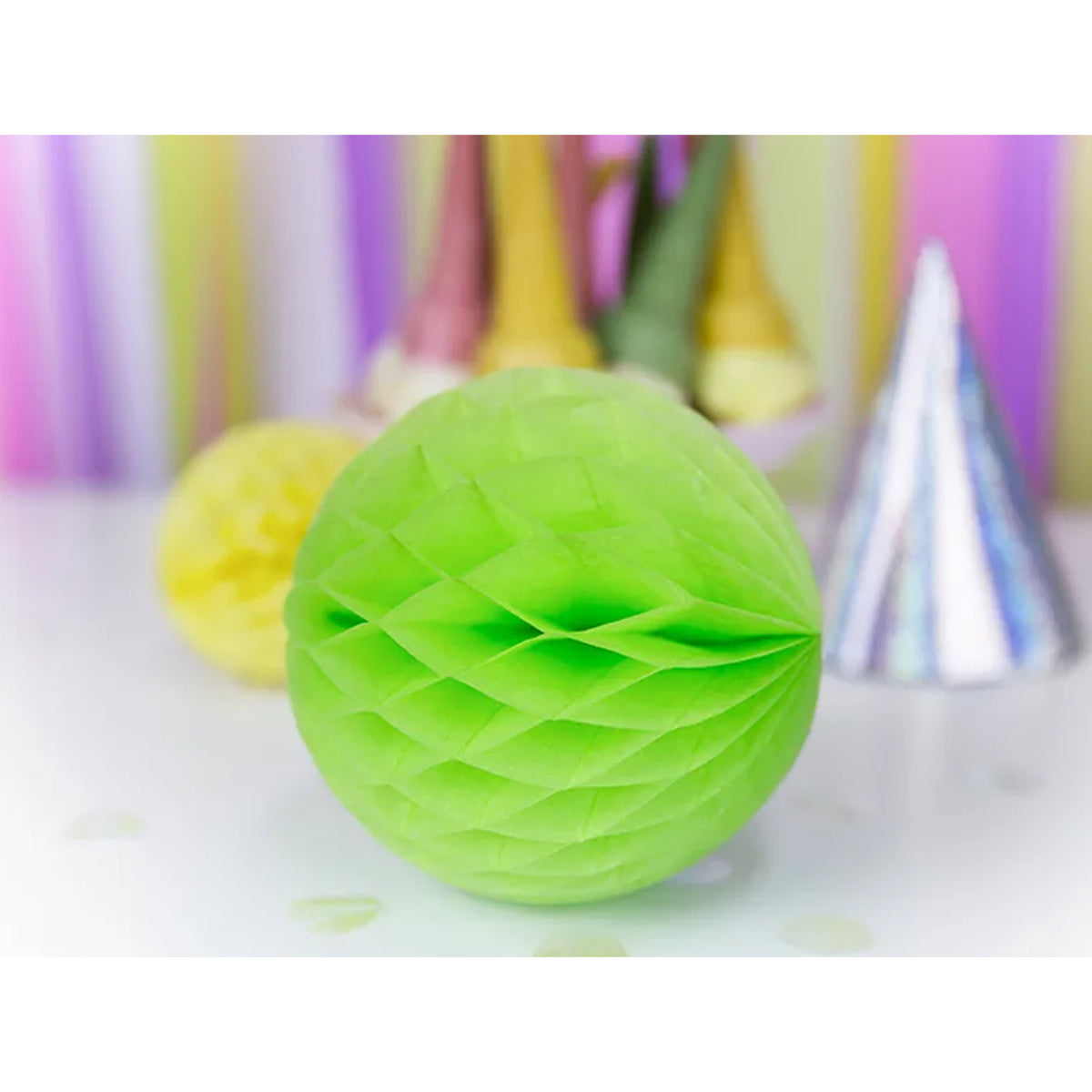 1 Honingraatbal - Appelgroen - Ø 10cm