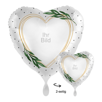 1 Ballon mit Foto - Mistletoe