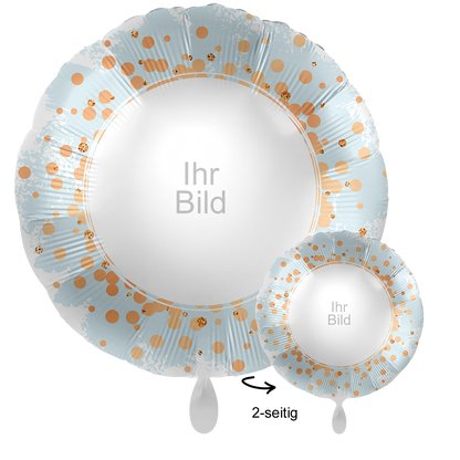1 Ballon mit Foto - Dotty