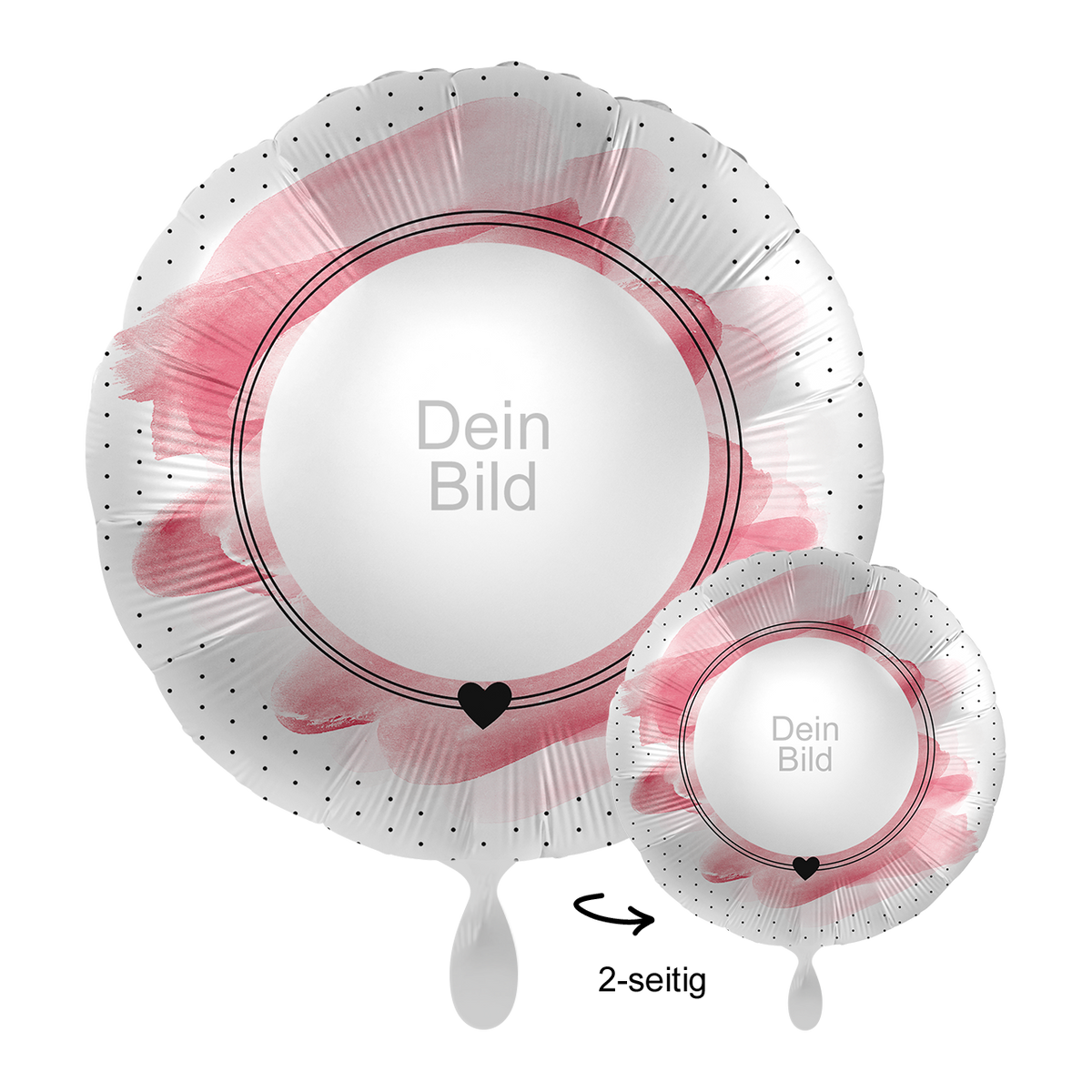 1 Ballon mit Foto - Welcome to the World, Baby Girl!