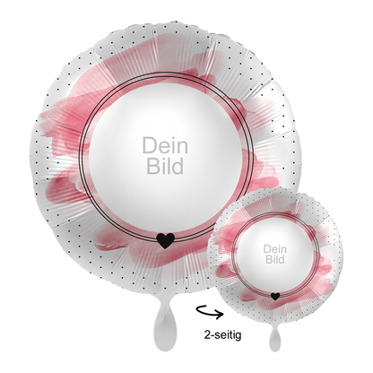1 Ballon mit Foto - Welcome to the World, Baby Girl!