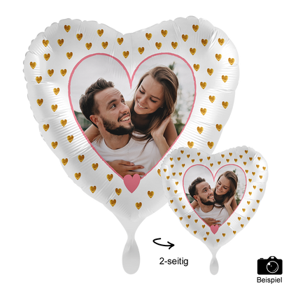 1 Ballon mit Foto - Ich liebe Dich