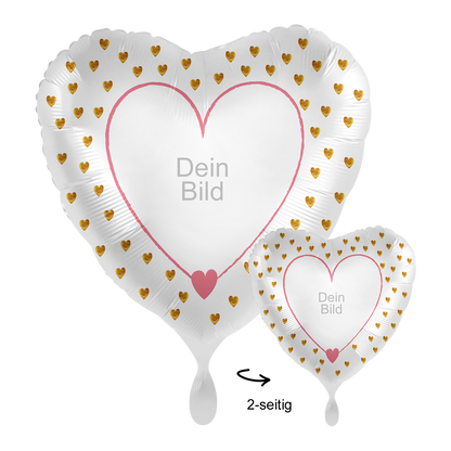1 Ballon mit Foto - Ich liebe Dich