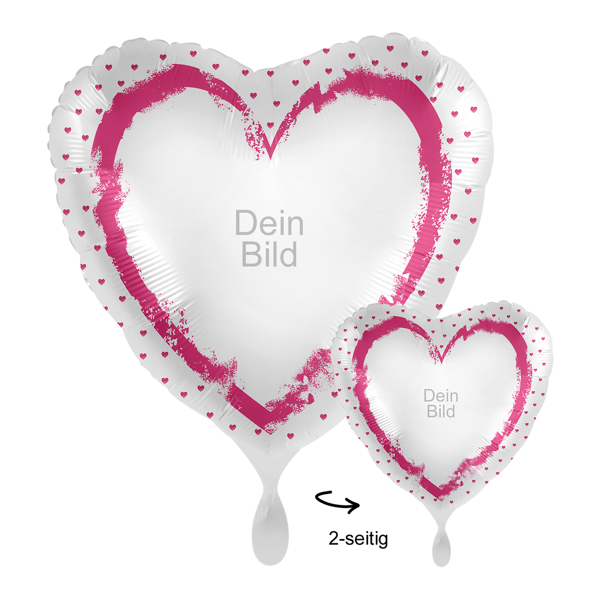 1 Ballon mit Foto - With All My Heart