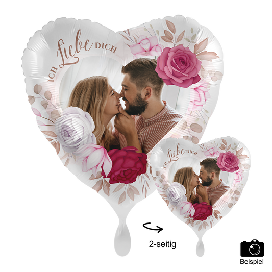 1 Ballon mit Foto - Power of Love