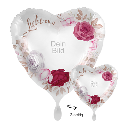 1 Ballon mit Foto - Power of Love