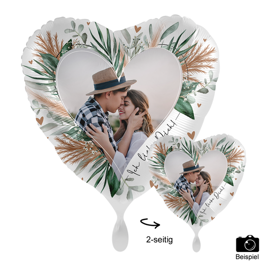 1 Ballon mit Foto - Boho Love