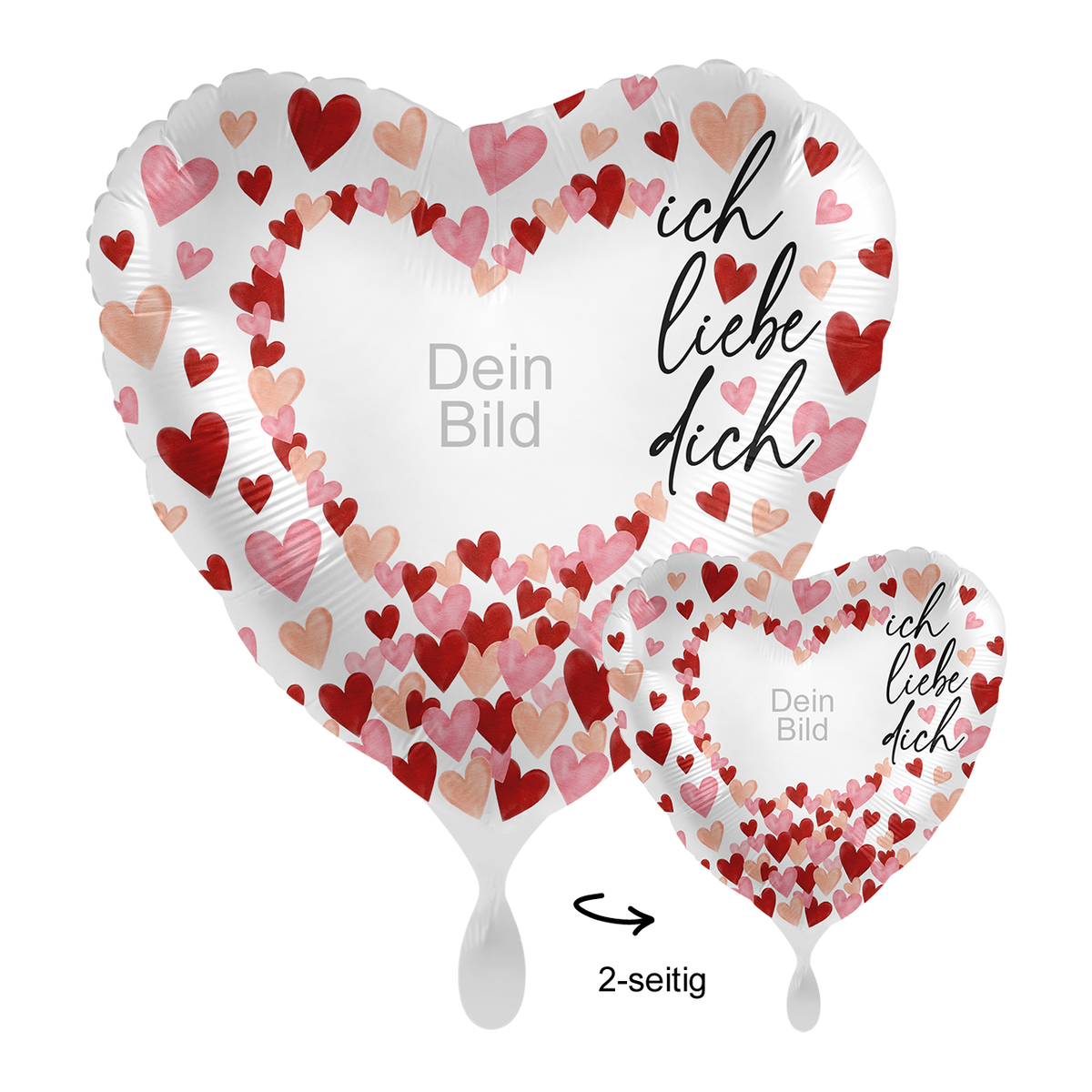 1 Ballon mit Foto - All about Love