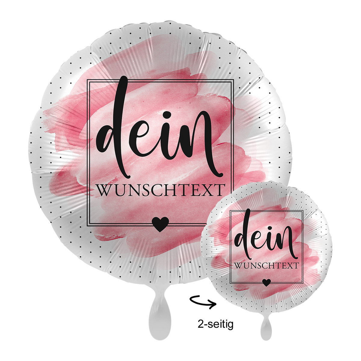 1 Ballon mit Text - Welcome to the World, Baby Girl!